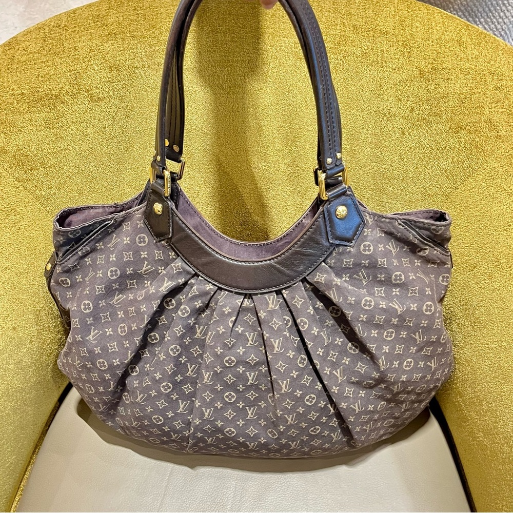 LOUIS VUITTON Fantaisie Monogram Idylle Canvas Fusian XL Hobo Bag